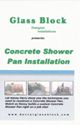 Concrete Shower Pan Installation DVD